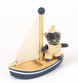 Egmont malo de kat in een boot. 18x18x8 - afbeelding 1