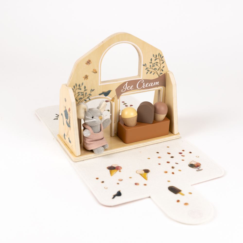 Mini amici della gelateria Egmont. 23x21x10