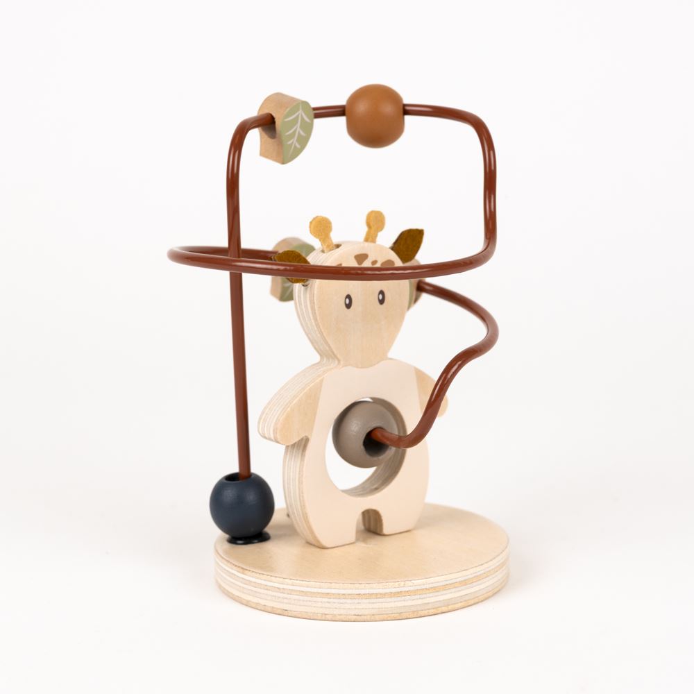 Juego de alambre de cuentas de madera Egmont Leonie. 9x1