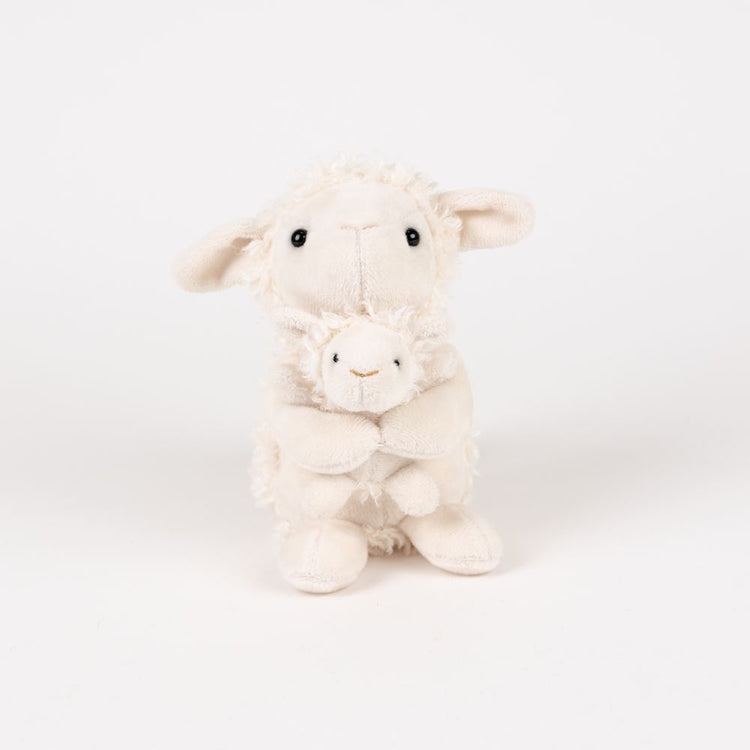Peluche oveja Egmont con bebé. 15x15x12