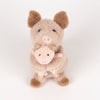 Peluche Egmont, cerdito con bebé. 15x15x12
