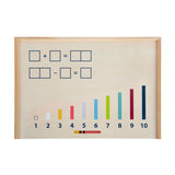 Small foot wooden tenderer with calculation bars and calculation blocks set - afbeelding 2