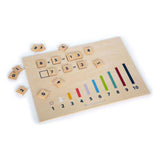 Small foot wooden tenderer with calculation bars and calculation blocks set - afbeelding 4