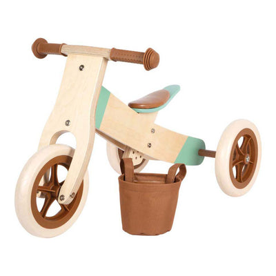 Trike triciclo in legno piccolo marrone Caramello