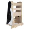 Torre de aprendizaje de madera de pie pequeño Penguin Wild Life, 92cm