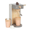 Macchina da caffè a piede piccolo gioco set grigio "gustoso"