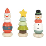 Small foot - Christmas and winter stacking tower, 9 pieces - afbeelding 1