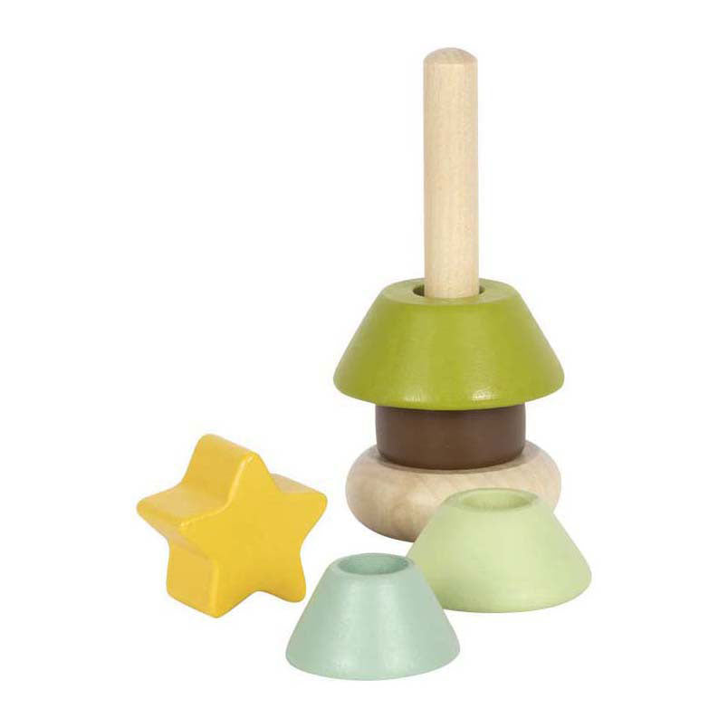 Piccole piede - Torre stack di Natale e inverno, 9 pezzi