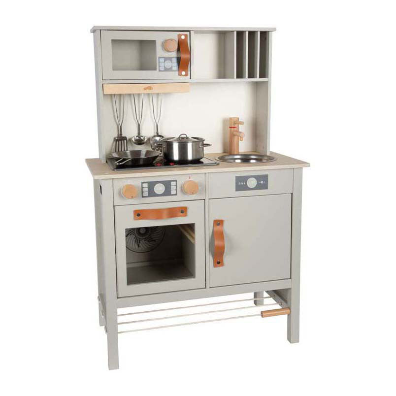 Pieno piccolo - Speelkeuken in legno grigio gustoso