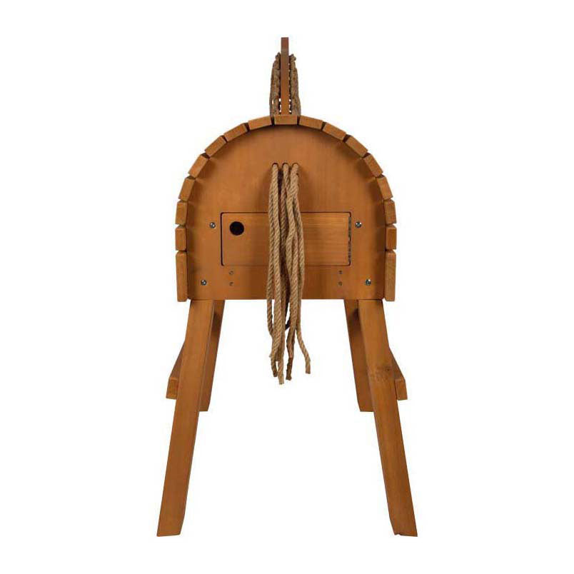 Pieno piccolo - Cavallo in legno marrone