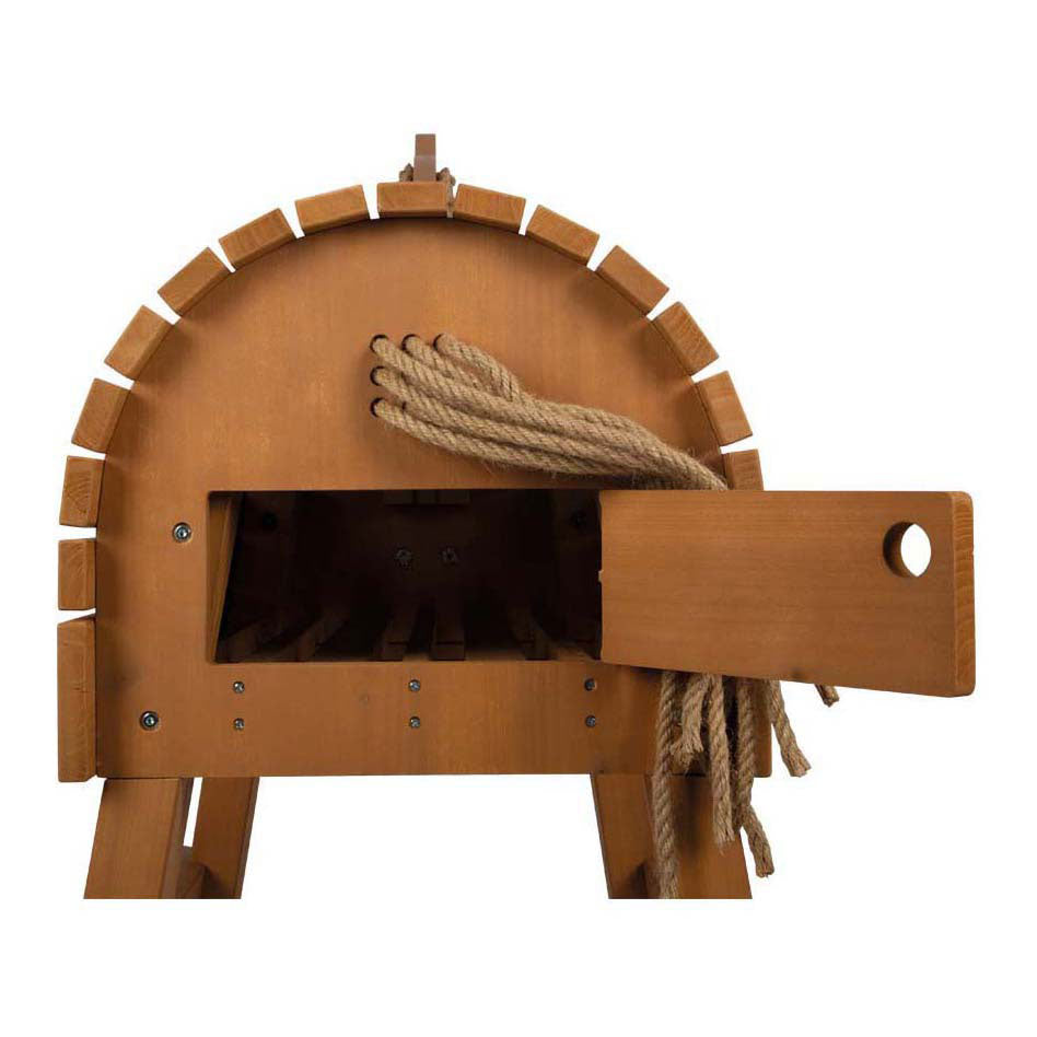 Pieno piccolo - Cavallo in legno marrone