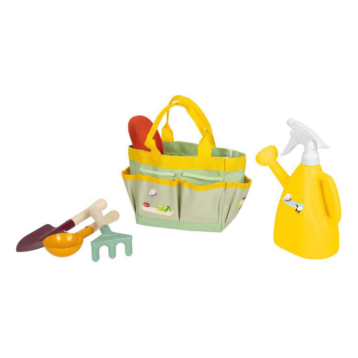 Piccole piede - Tuintas con utensili da giardino piccolo giardino, 5dlg.