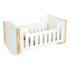 Small foot - houten poppenbed wit little button