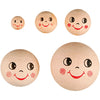 Teste Creative Company, d 12+18+22+30+40 mm, beige chiaro, 100 pezzi 1 scatola