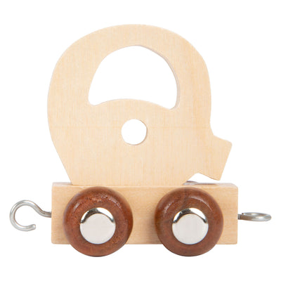 Piccole piede - Font in legno - Q - 12 pezzi