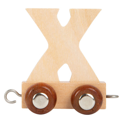 Small Foot - Wooden font - X - 12 pieces