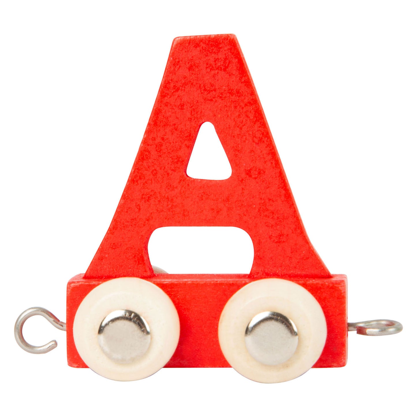 Pieno piccolo - Font in legno rosso - A - 12 pezzi