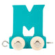 Pieno piccolo - Font in legno Blu - M - 12 pezzi