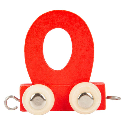 Piccole piede - Font in legno rosso - o - 12 pezzi