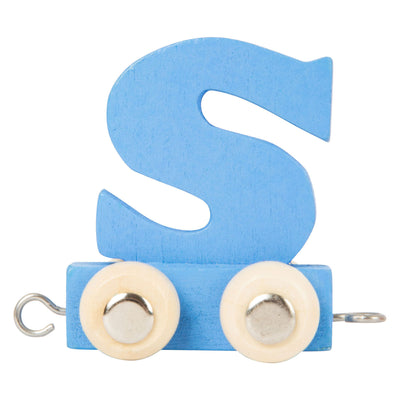 Small Foot - Wooden font blue - S - 12 pieces
