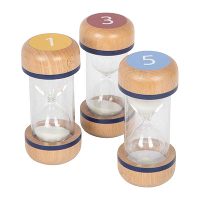 Small foot - wooden hourglasses - 3 pcs.