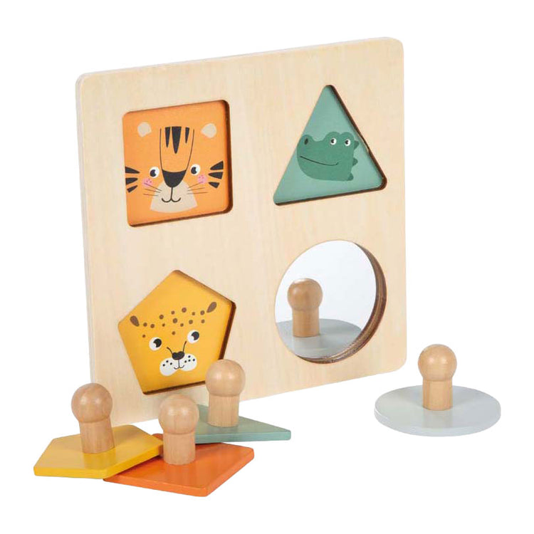 Small foot - puzzle montessori forme in legno fsc