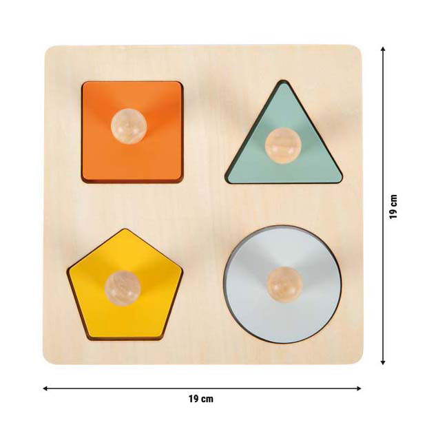 Small foot - puzzle montessori forme in legno fsc