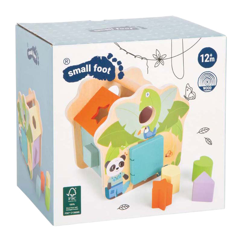 Small foot - Selezionatore di forme in legno Jungle Friends fsc