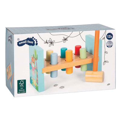 Small foot - Panca portamartelli in legno Jungle Friends fsc