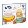 Small foot - Gioco d'equilibrio Montessori River Rocks in legno FSC