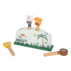 Small foot - gioco a forma di animale in legno safari fsc