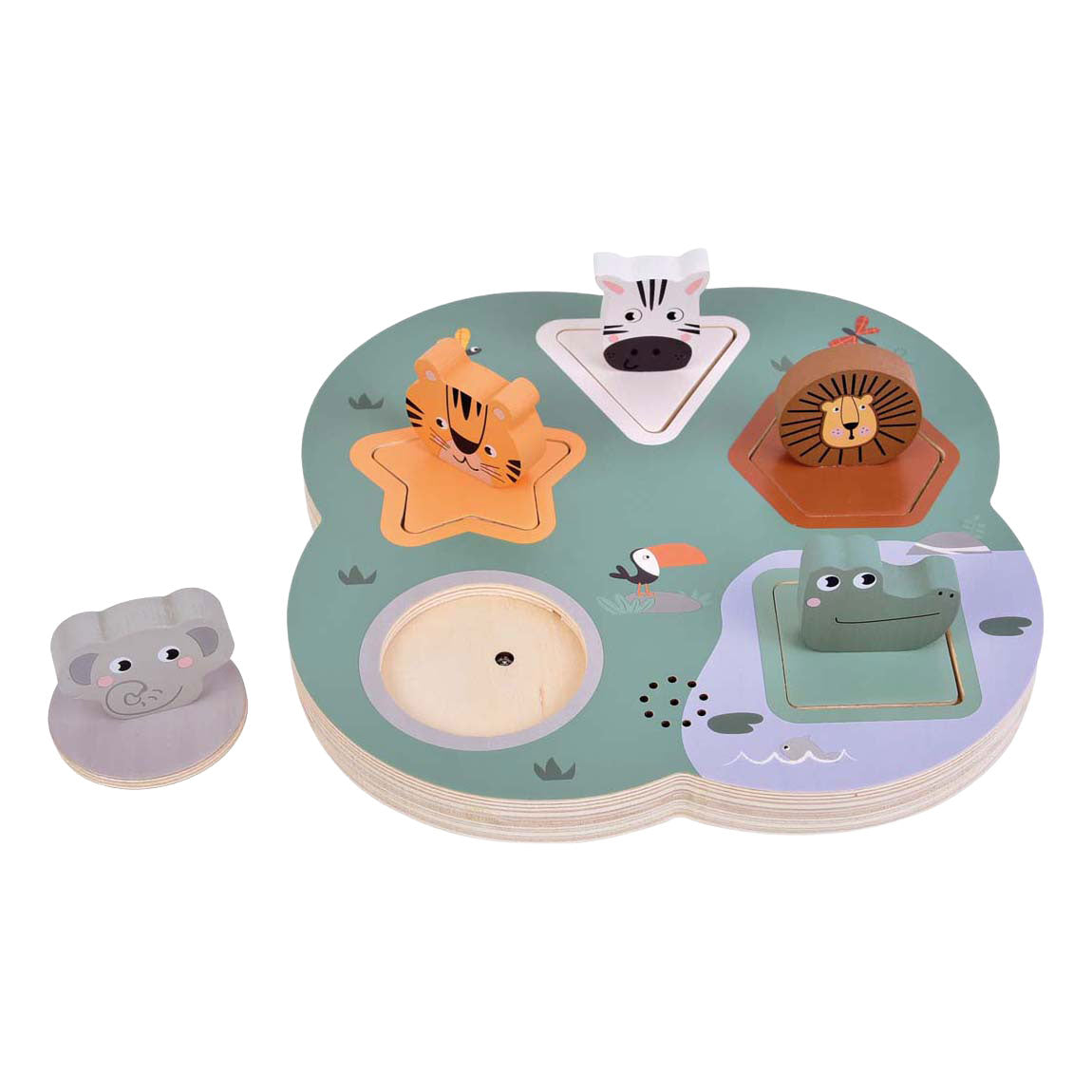 Small foot - safari de madera con sonidos de animales en 3D