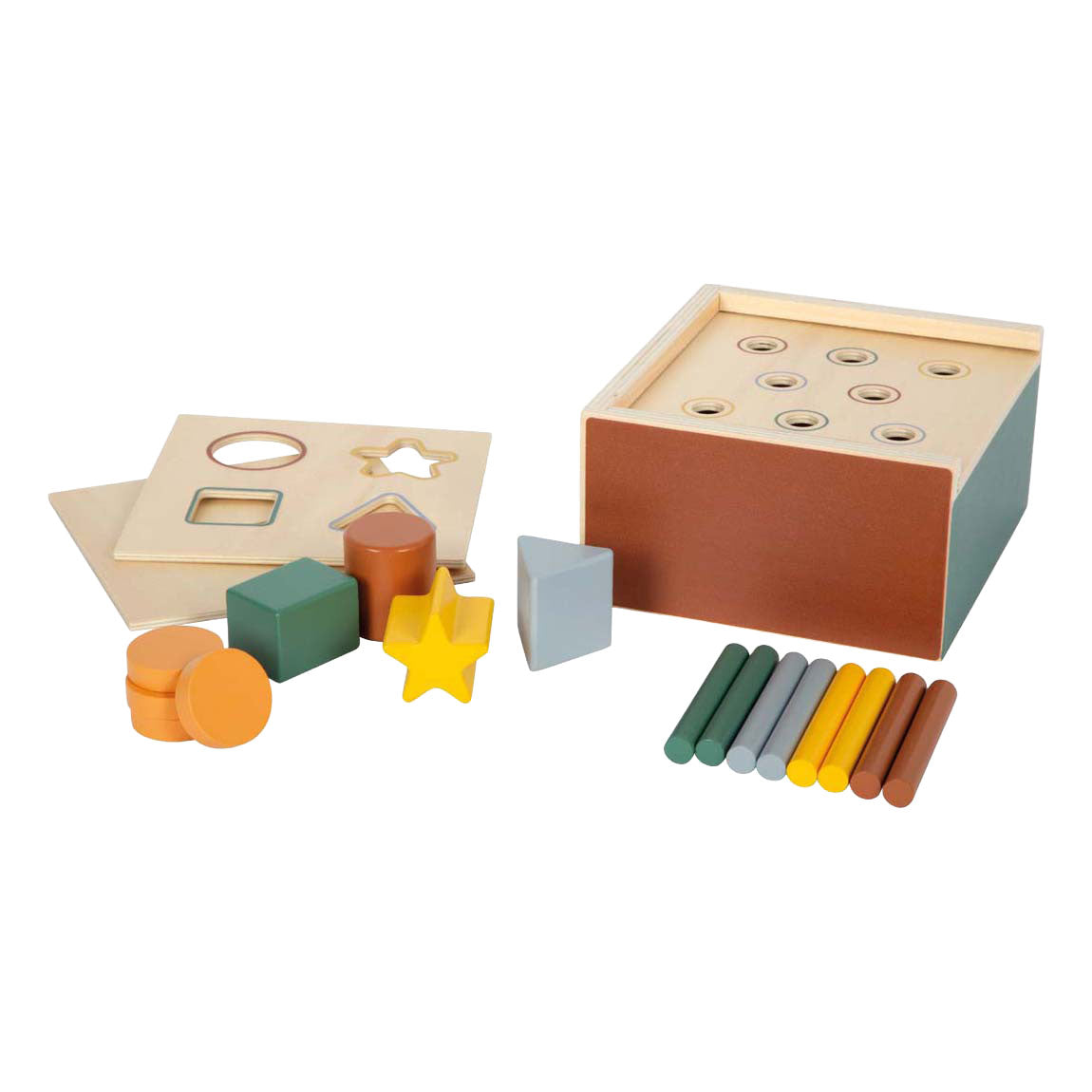 Small foot - juego de formas Montessori de madera fsc