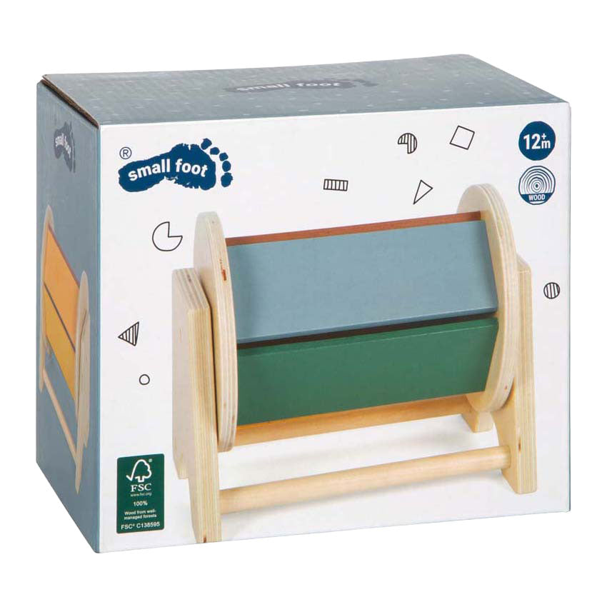 Small foot - houten montessori draaiende trommel fsc