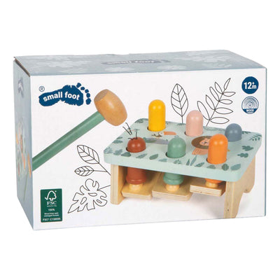 Small foot - Panca con martello in legno gioco safari fsc