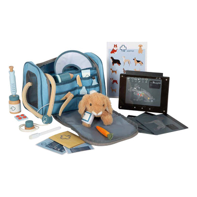Small foot - bolso veterinario con conejo de peluche