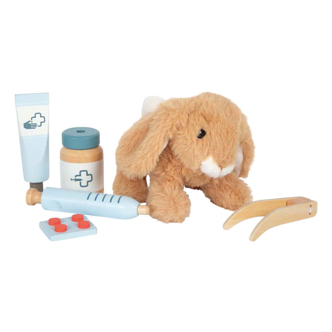Small foot - Borsa veterinaria con coniglio in peluche