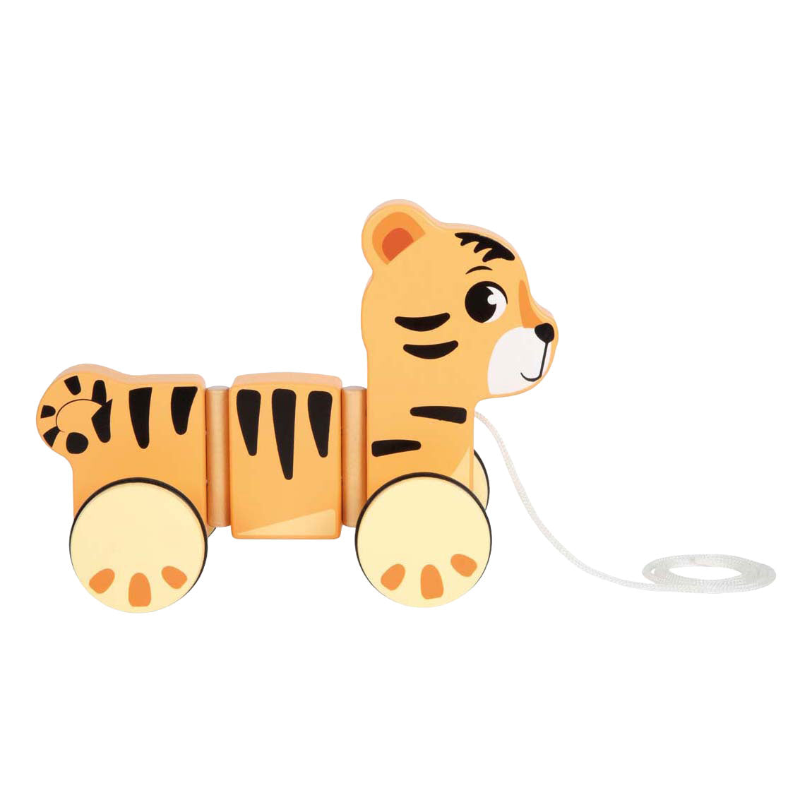 Small foot - animal de tiro de madera safari tigre fsc
