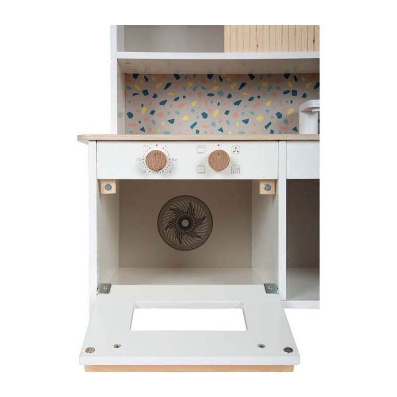 Small foot - cocina de juego de terrazo de madera compacta