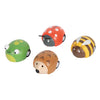 Small foot - houten pull-back dieren tiny friends - 12st.