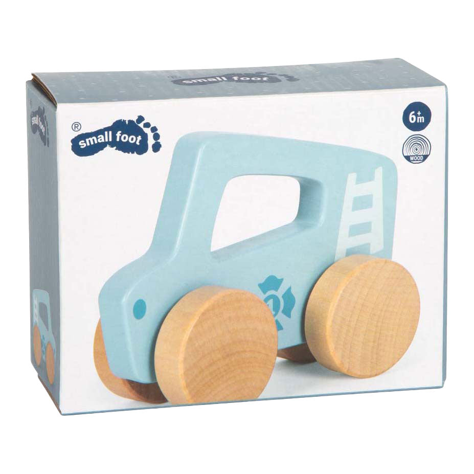 Small foot - coche de empuje de madera azul