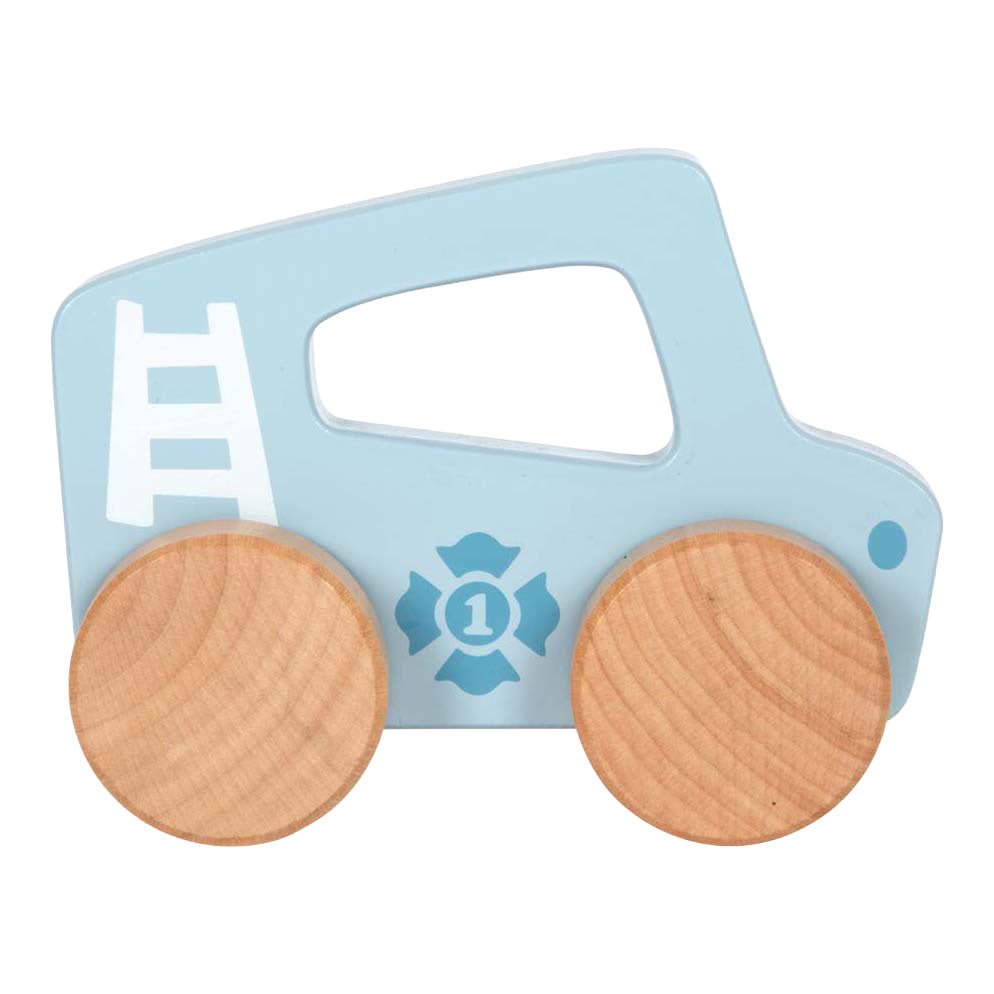Small foot - coche de empuje de madera azul
