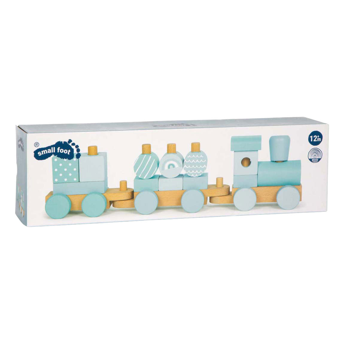 Small foot - Trenino in legno blu