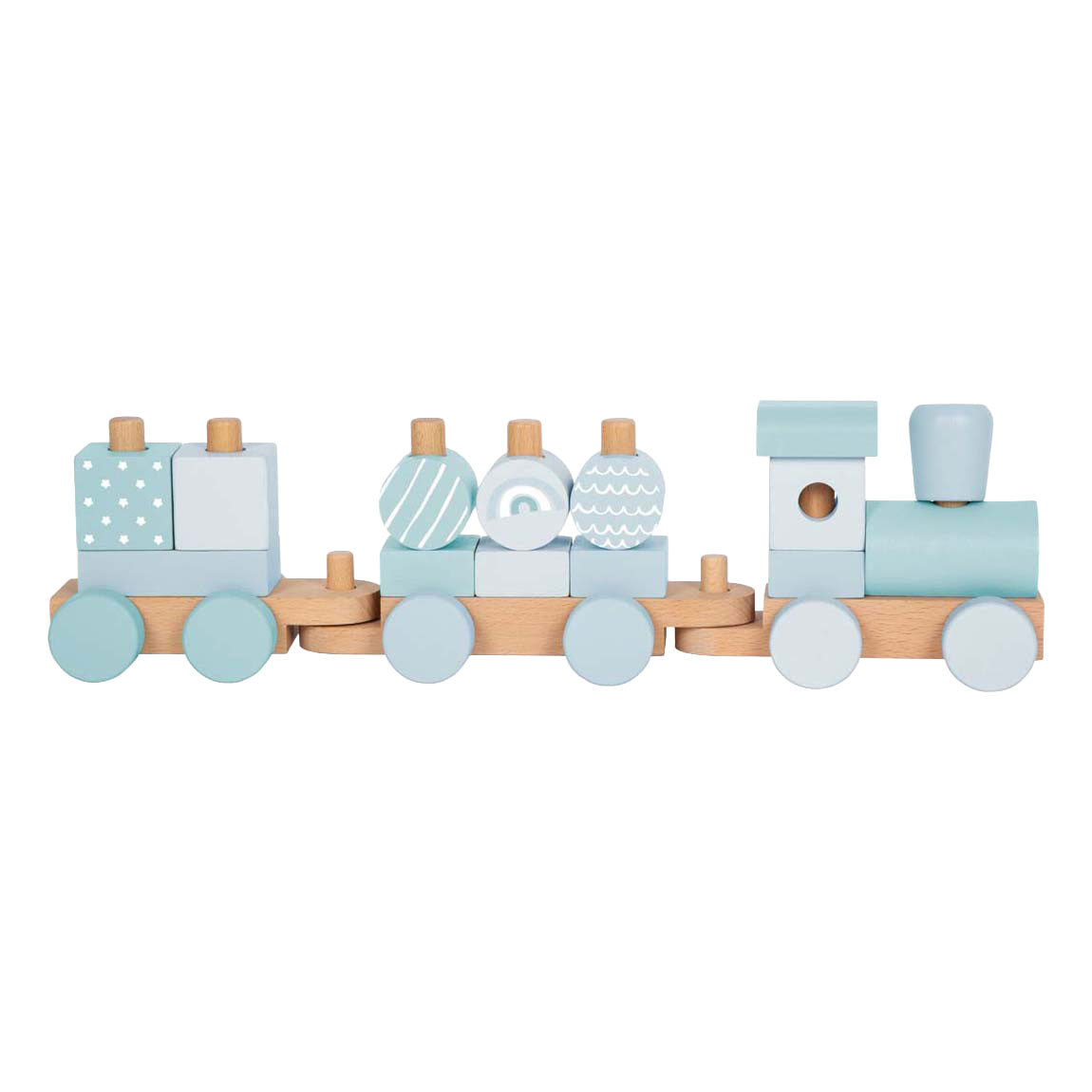 Small foot - Trenino in legno blu