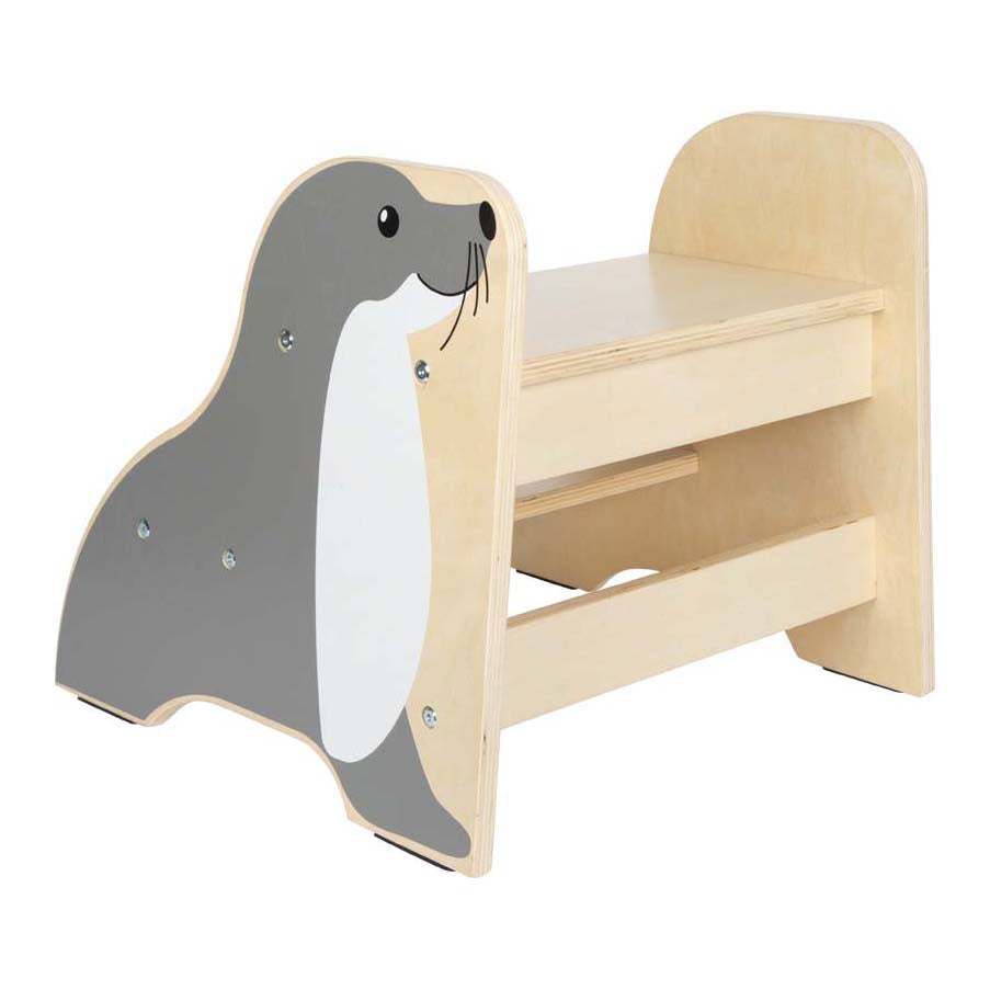 Small foot - taburete para niños con foca, fauna