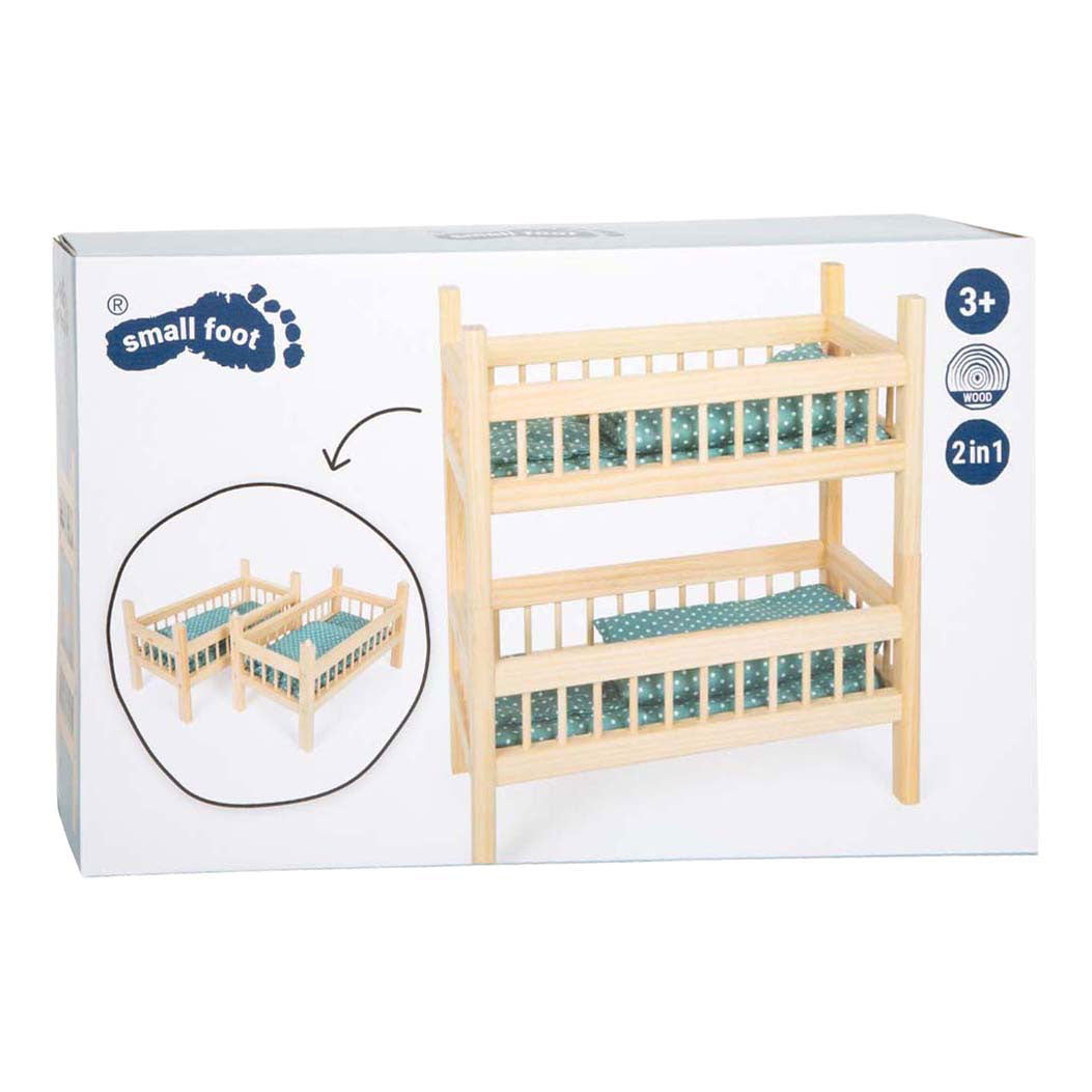 Small foot - Letto a castello per bambole in legno