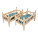 Pie pequeño - litera de madera para muñecas - afbeelding 3