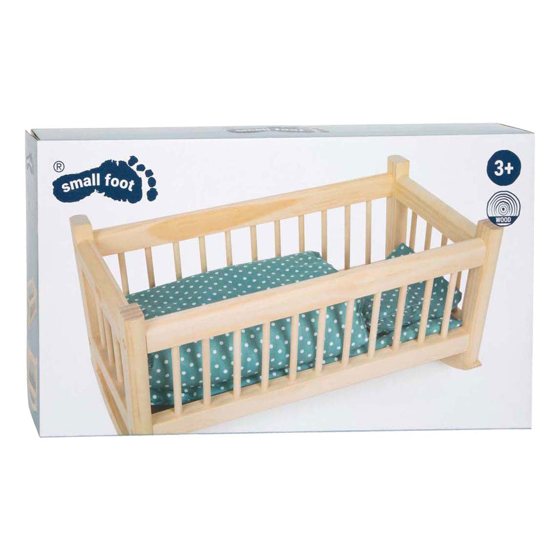Small foot - Culla per bambole in legno