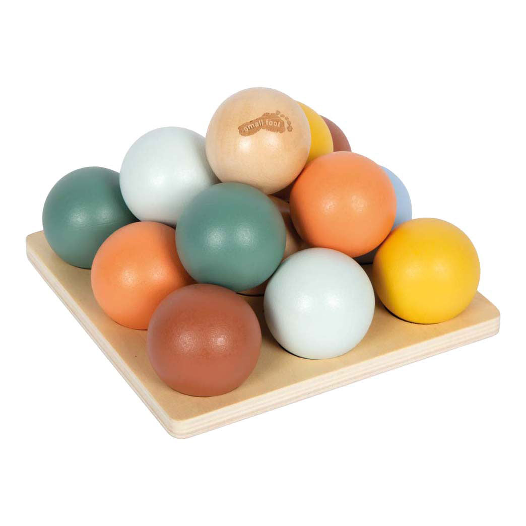 Small foot - houten montessori sorteerspel met ballen