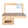 Small foot - cocina de barro elevada de madera